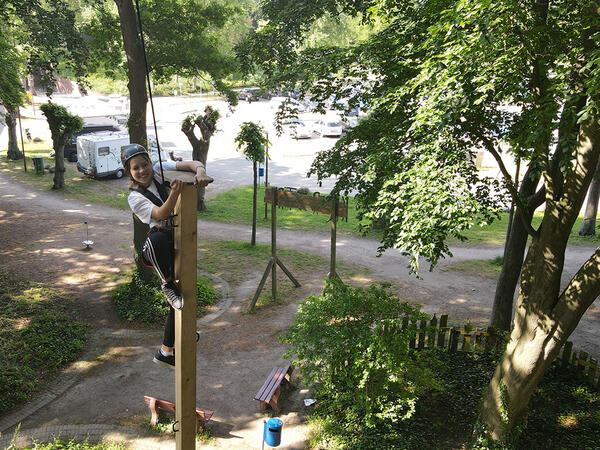 Hochseilgarten im Kinderrechtepark (B�rgerpark)