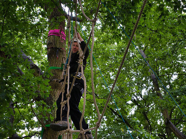 Hochseilgarten im Kinderrechtepark (B�rgerpark)