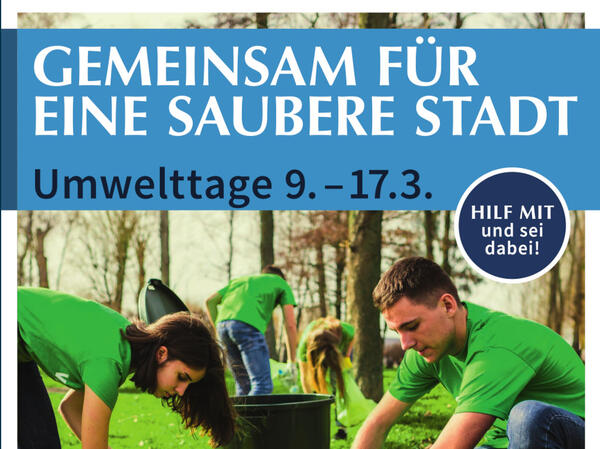 Plakat: Umwelttage vom 9. bis 17. M�rz 2024