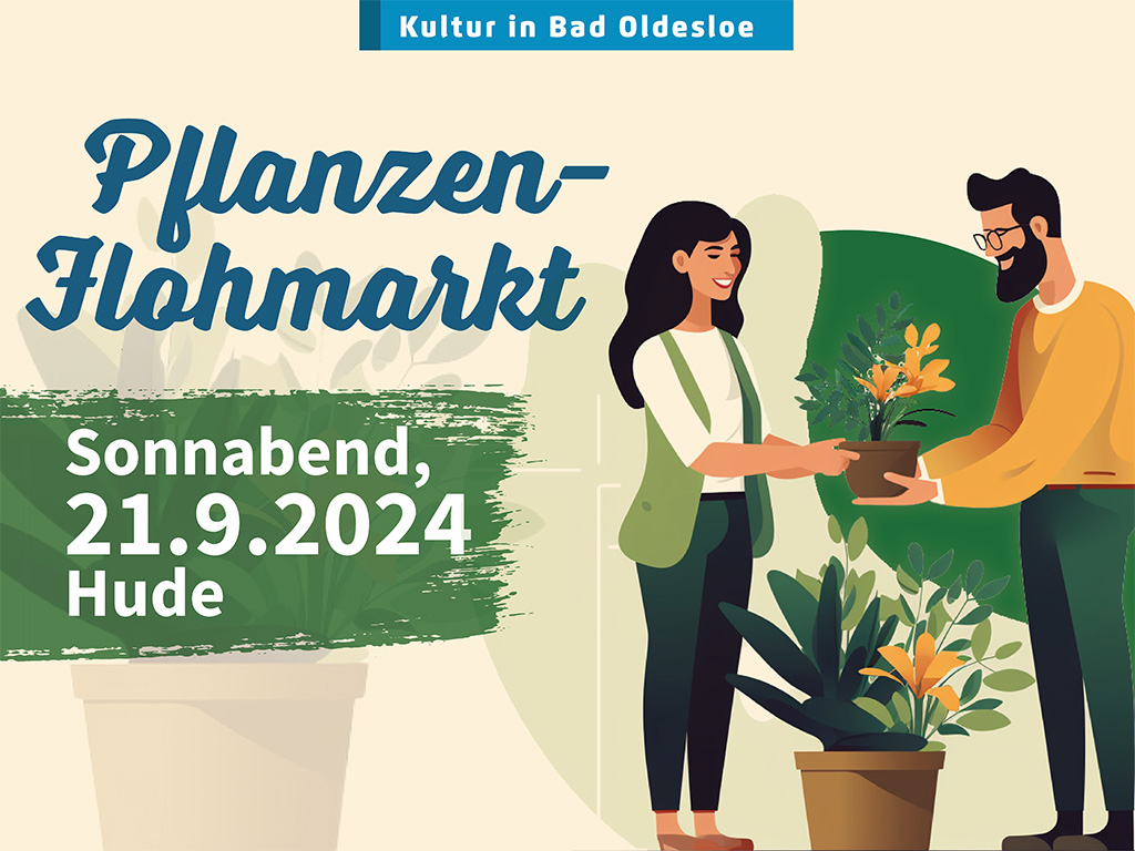 Zweiter Bad Oldesloer Pflanzenflohmarkt am Samstag, 21. September 2024   Tauschen, kaufen, grtnern / Stadt Bad Oldesloe