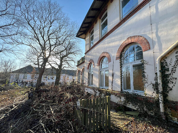 Geb�ude K�ningstra�e 33 (Hinterseite) vor der Baufeldfreimachung