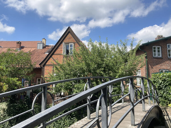 Br�cke in der Altstadt an der Hude