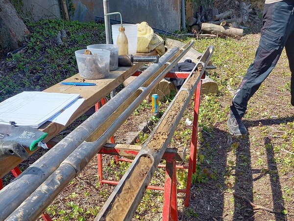 Bodenproben K&ouml;ngstra&szlig;e im Juni 2026.