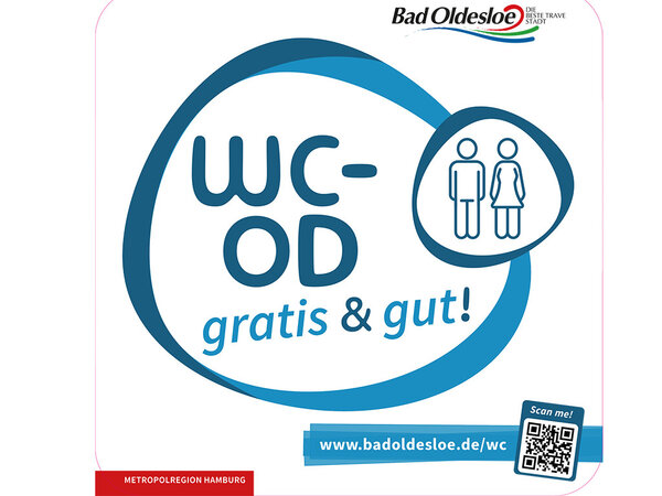 Logo: WC-OD: gratis & gut!