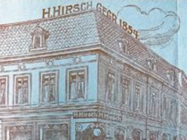 Geb&auml;ude vom Kaufhaus Hirsch (jetzt Delikatessen Peters)